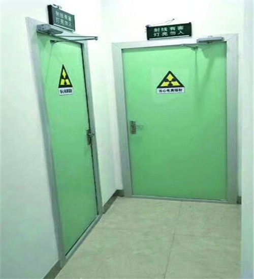 上饶厂家定制防 辐射铅门 CT室铅门 放射科射线防护施工